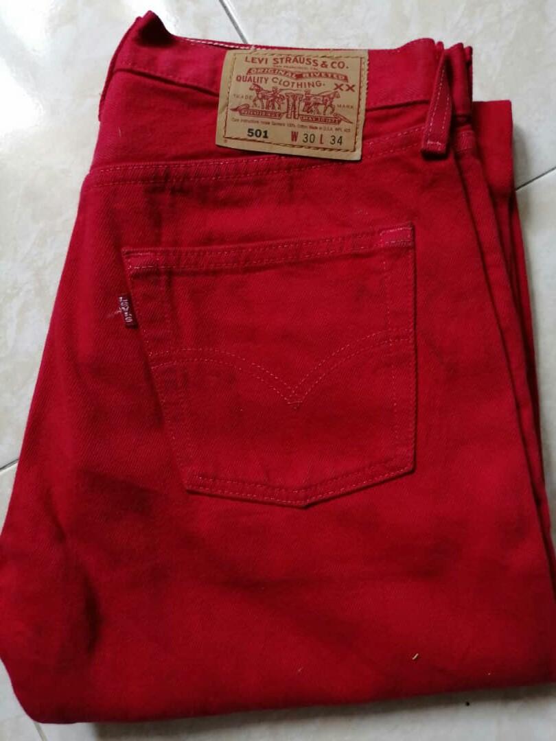 levis 501 red