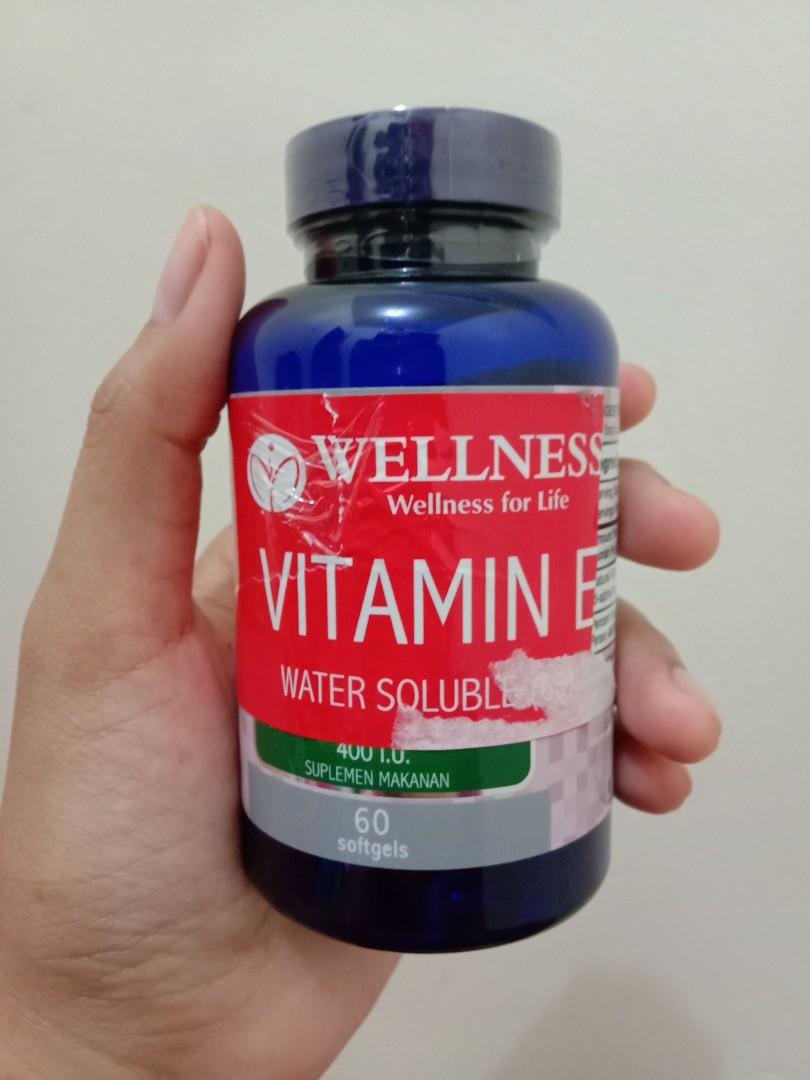 Wellness Vitamin E 400iu Water Soluble 60 Vit E 400 Iu Iu