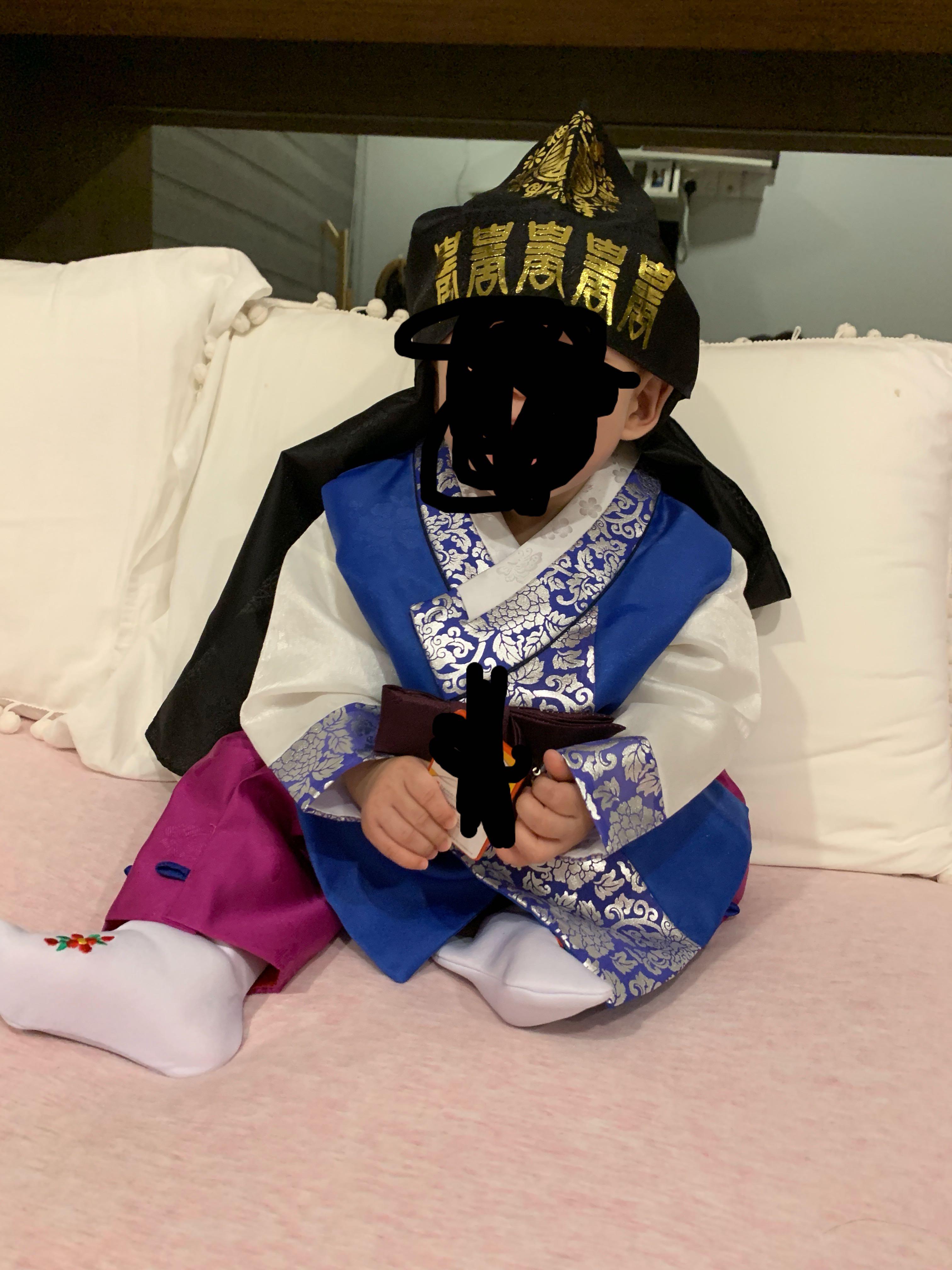 korean traditional dress for baby boy