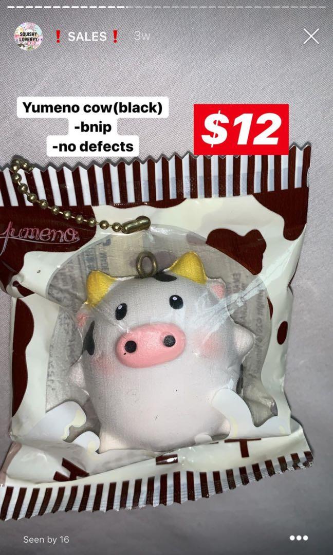 Yumeno cow squishies, Hobbies \u0026 Toys 