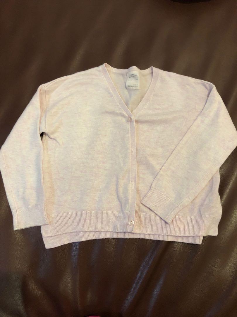 zara girls cardigan