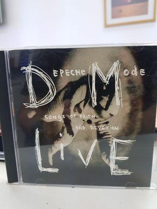 Depeche Mode cd Songs of Faith and Devotion live new wave