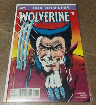 True Believers Wolverine #1