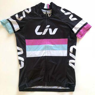 Women’s LIV Black Middle Stripes Cycling Jersey (S)