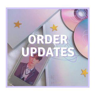 order updates