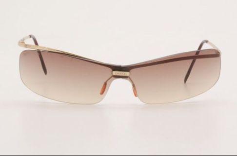 Chanel Sunglasses Gold Frame Rimless Gradient 4043