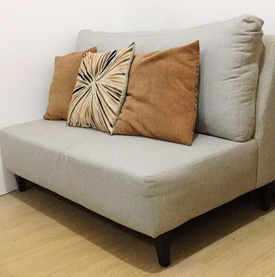 2seater beige sofa for sale, Furniture & Home Living, Furniture, Sofas