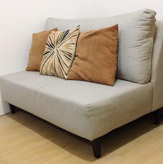 2seater beige sofa for sale, Furniture & Home Living, Furniture, Sofas