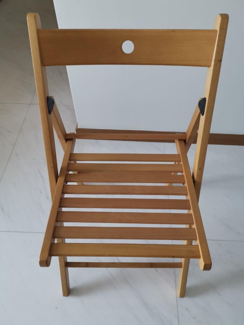Ikea terje folding chair brown hot sale