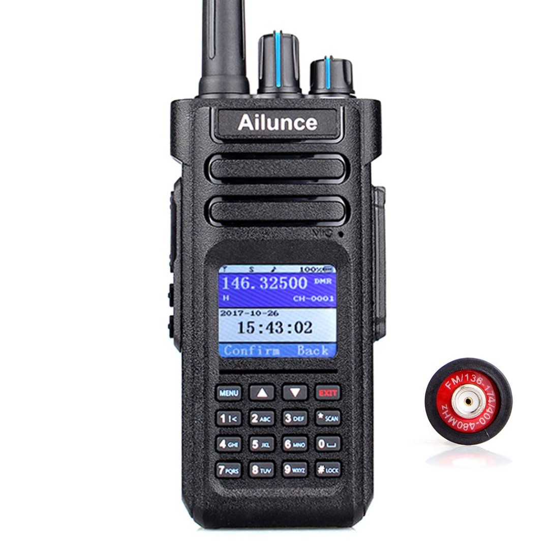 A183 Ailunce HD1 Digital Walkie Talkies Waterproof IP67 with GPS UHF VHF  3000 Channels 200000 Contacts 3200mAh Rechargeable Li-on Battery FM Radio  DMR Radio Compatible with Motorola Tier ⅠⅡ (1 Pack), Mobile Phones   Gadgets, Walkie ...
