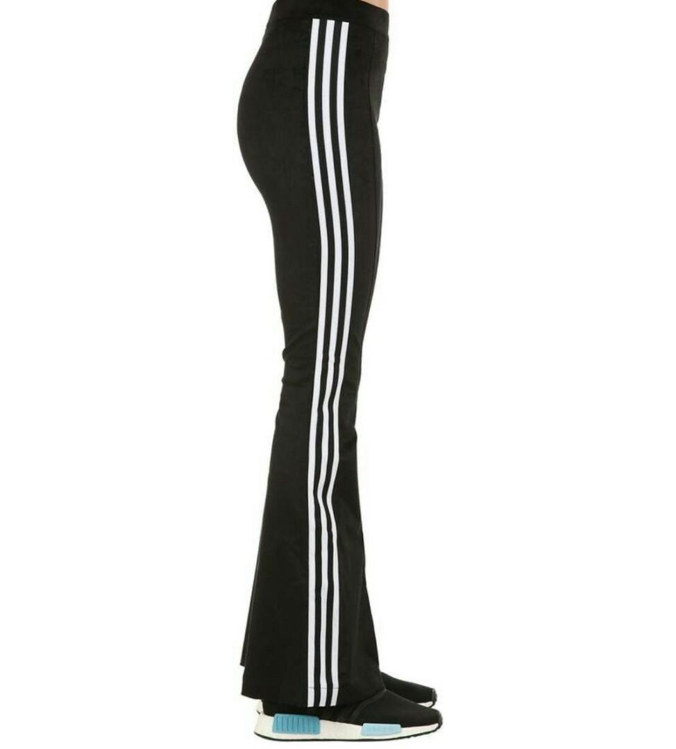 adidas 3-Stripes Flared Pants - Black