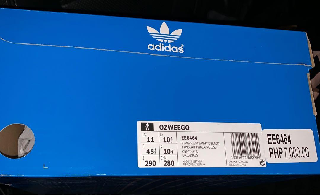 ozweego size 11