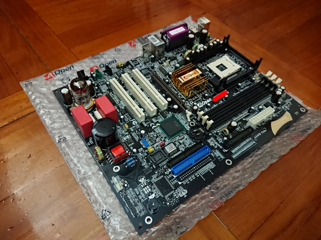 Aopen AX4PE Tube Japan 真空管主板膽機Vacuum Tube Sovtek 6922