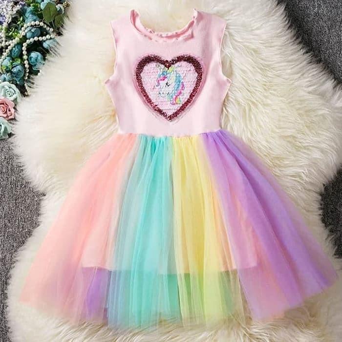 Baju dress unicorn, Bayi \u0026 Anak, Baju 