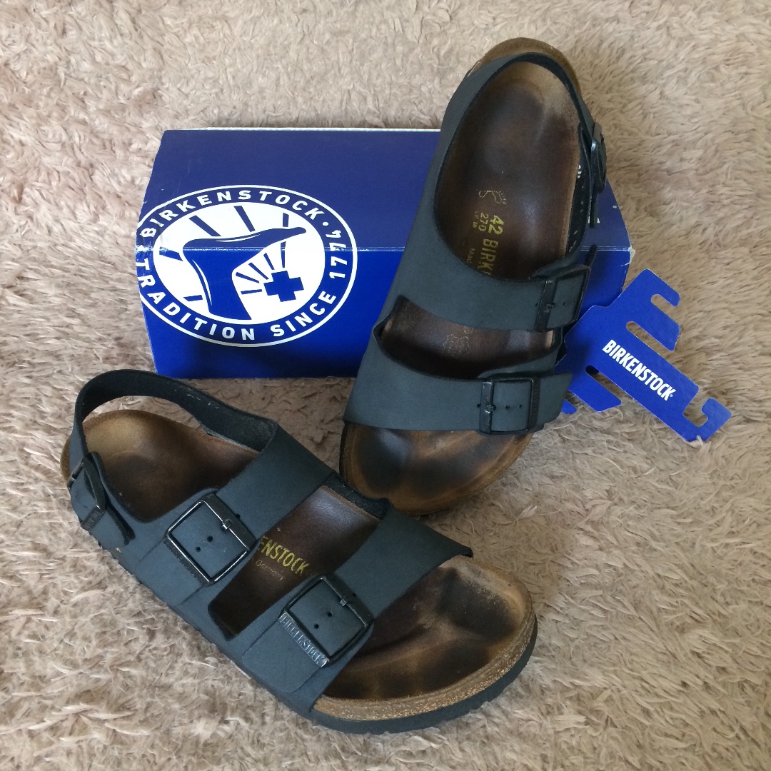 birkenstock milano grey