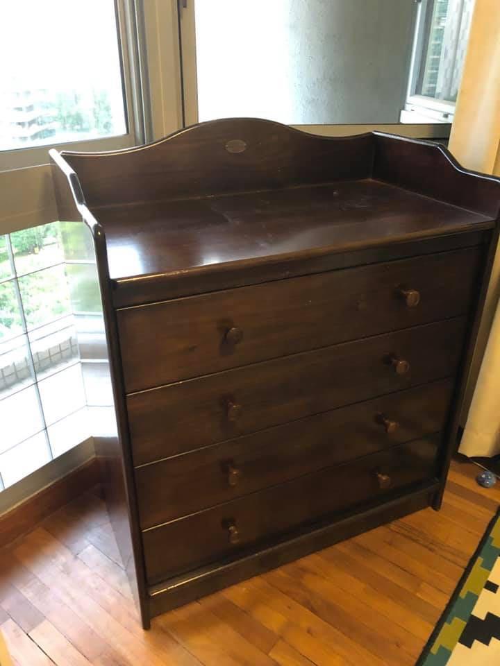 Boori chest of drawers/changing table, Furniture, Shelves & Drawers on