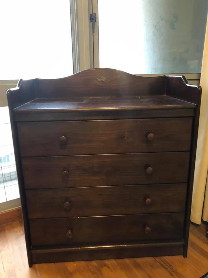 Boori chest of drawers changing table Furniture Home Living