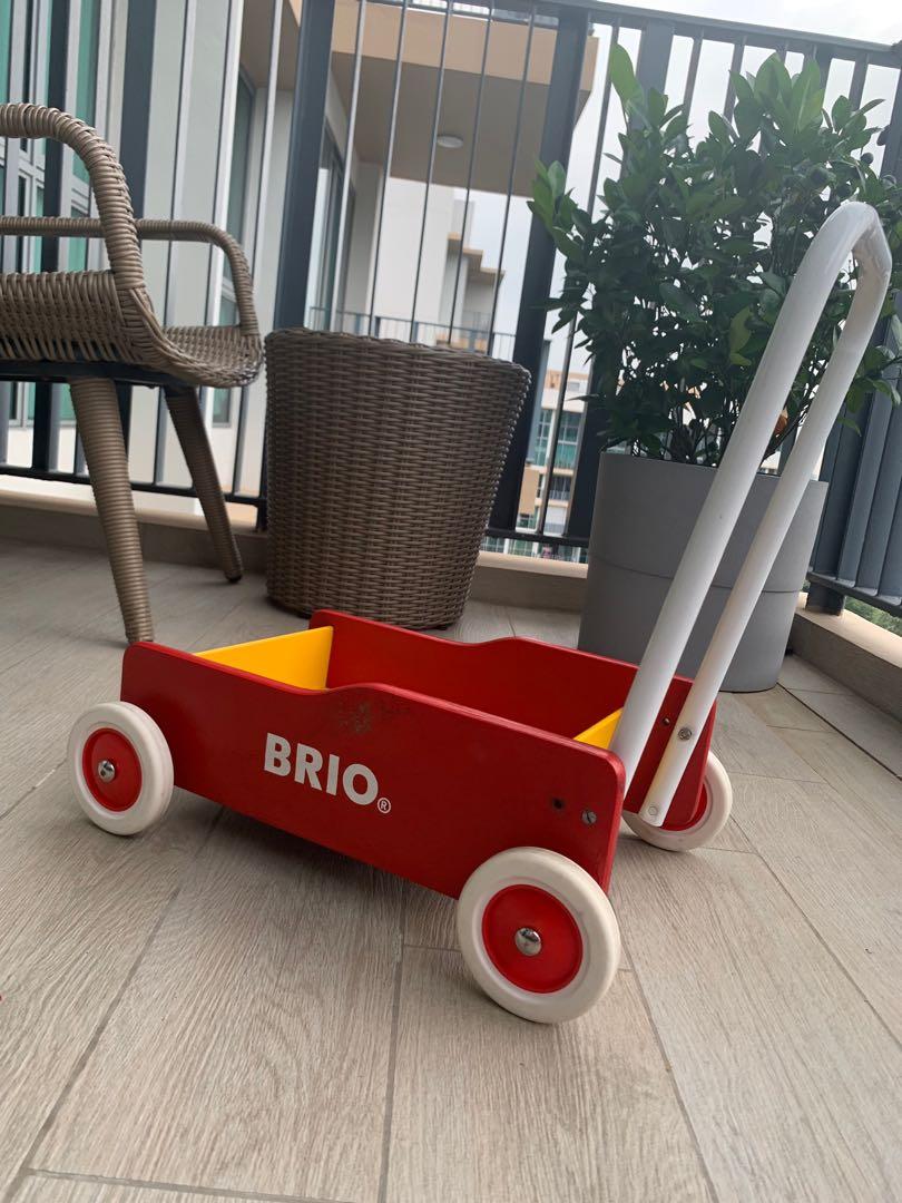 brio walker with blocks