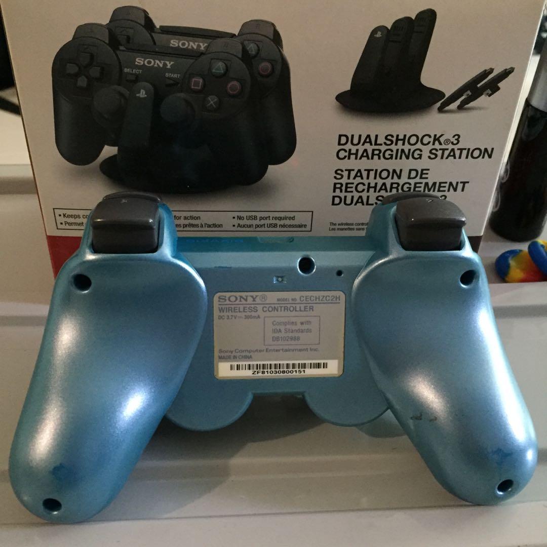 Candy Blue PS3 Controller DS3 DualShock 3 PlayStation 3