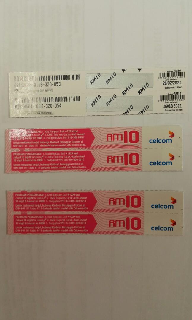 Celcom Reload Cards Mobile Phones Tablets Others On Carousell