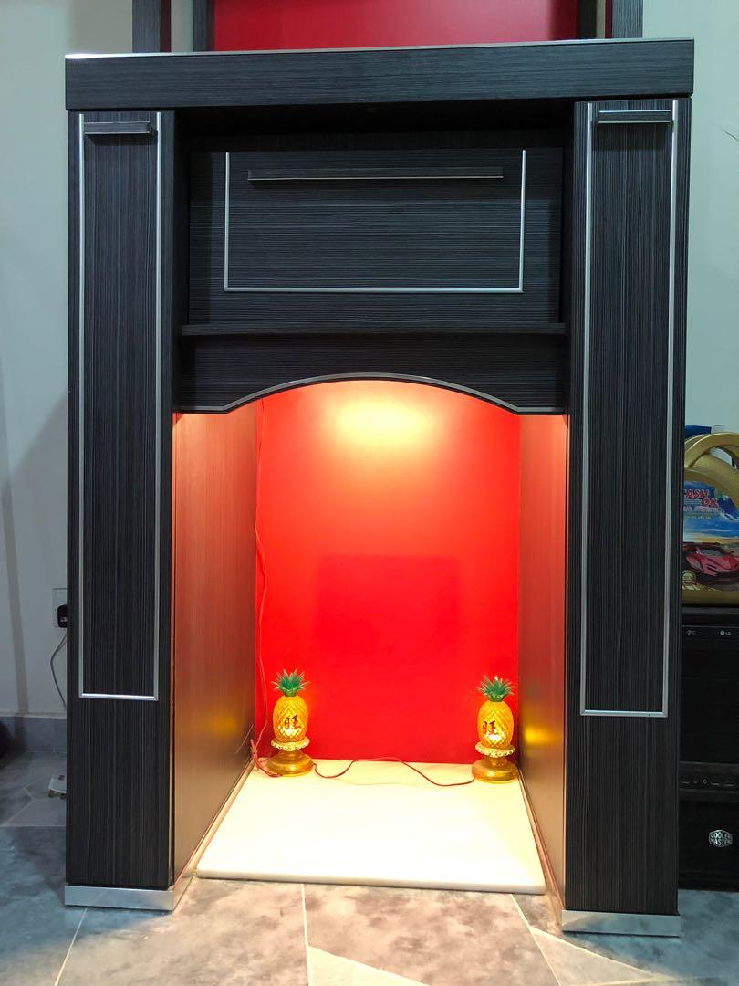Chinese Buddha Praying Cabinet Modern Type Home Furniture