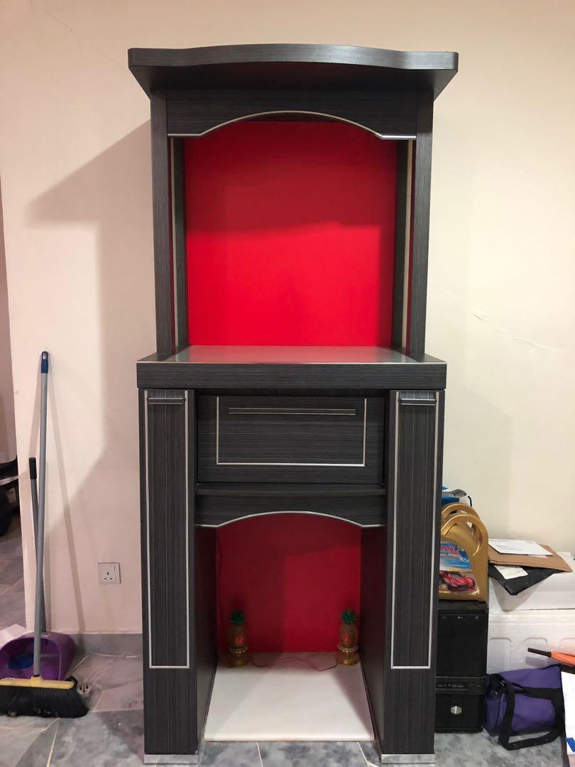 Chinese Buddha Praying Cabinet Modern Type Home Furniture