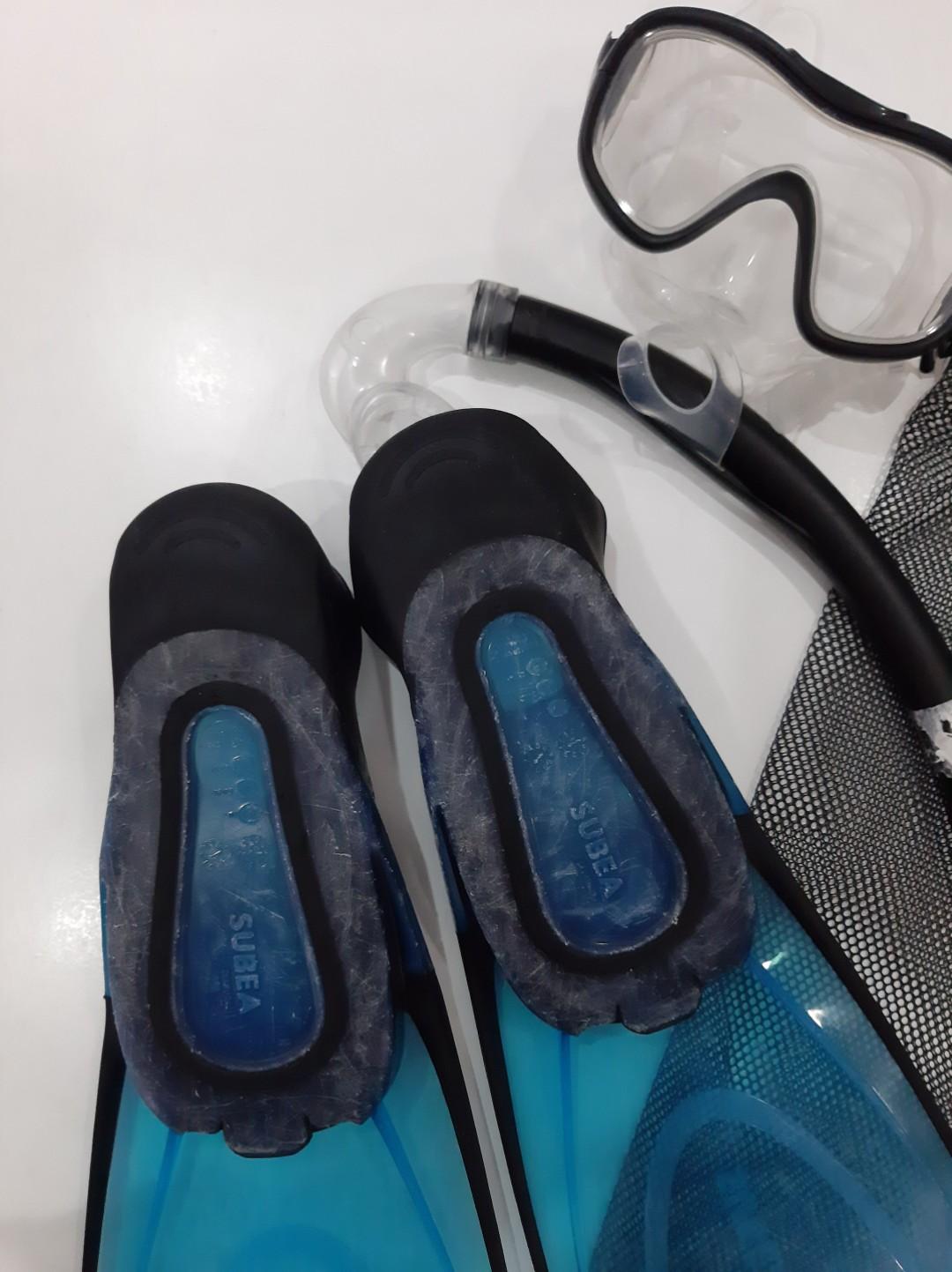 DECATHLON Kids Snorkeling set (blue), Sports Equipment, Sports