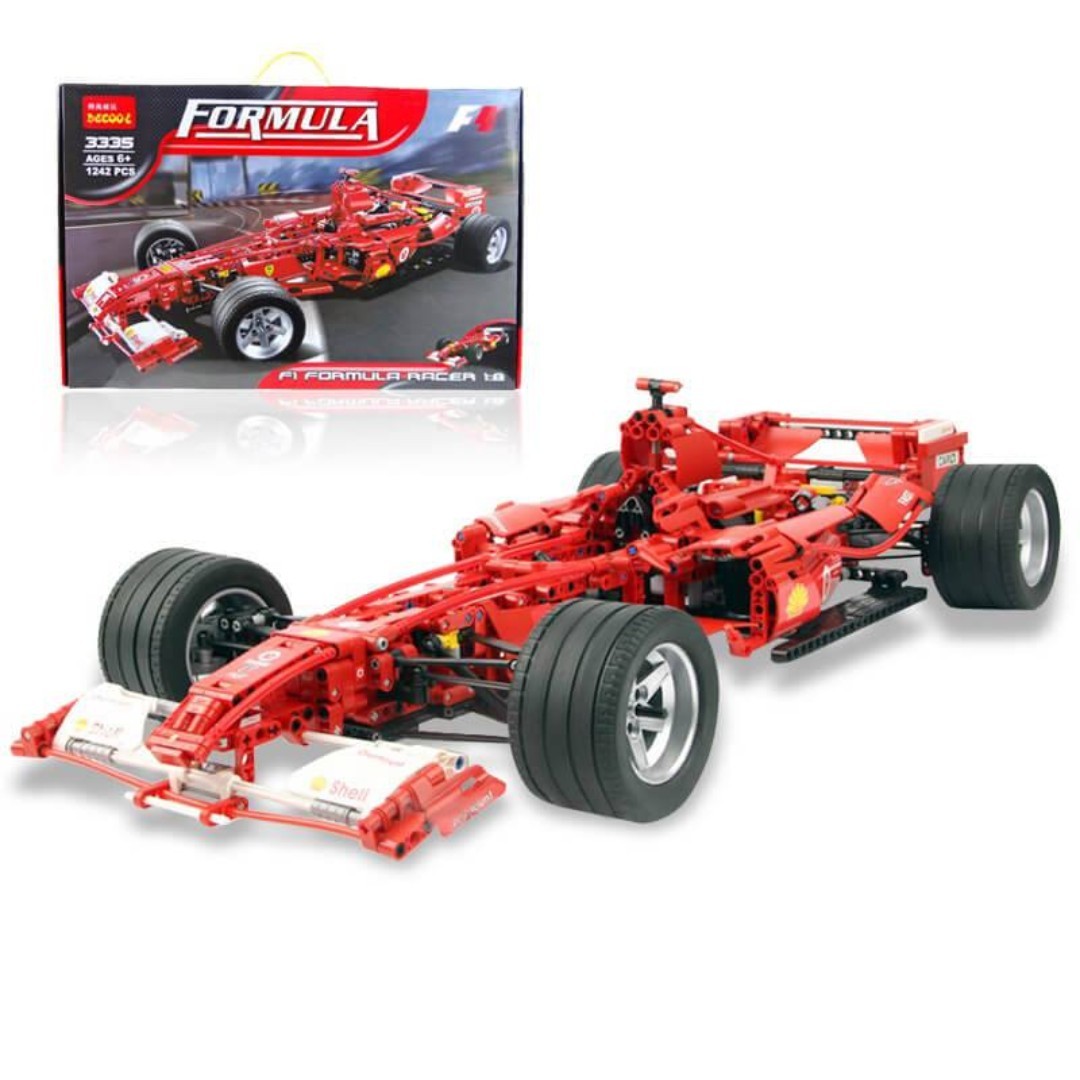 Decool Lego Ferrari Formula 1 F1 Super Racing Sports Race Car Vehicle Model Block Toy Toys Games Toys On Carousell