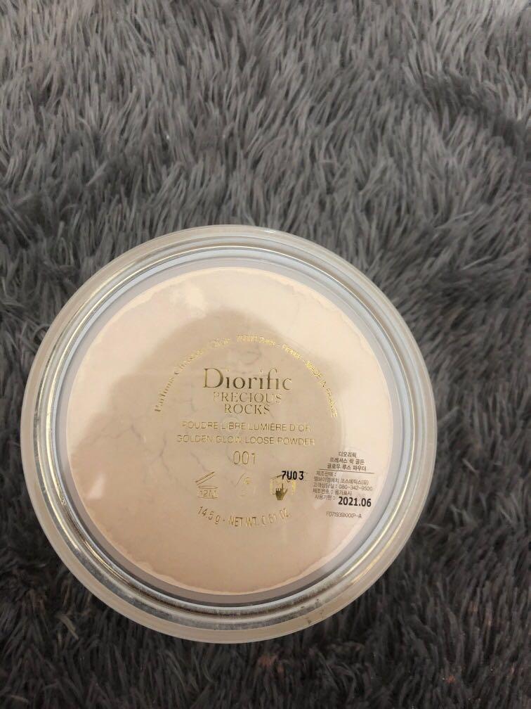 DIOR DIORIFIC PRECIOUS ROCKS GOLDEN GLOW LOOSE POWDER CHOPECAROUSELL Kesehatan Kecantikan Rias Wajah di Carousell