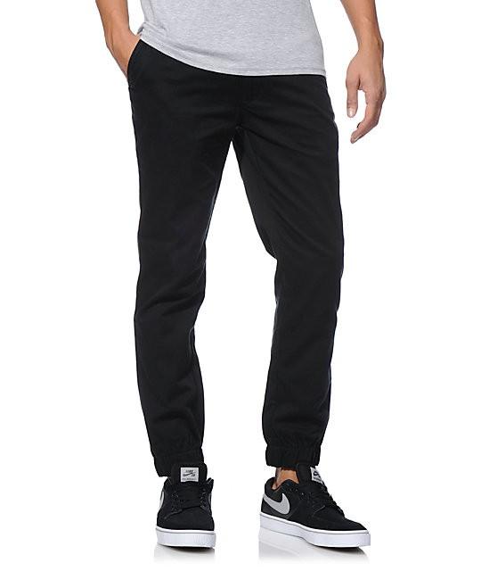 Elwood Jogger Pants Black Men s Fashion Bottoms Joggers on Carousell