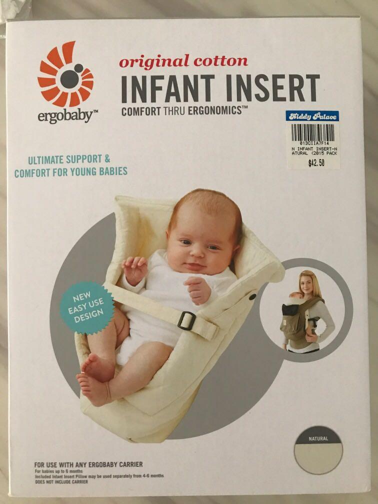 how long to use ergobaby infant insert