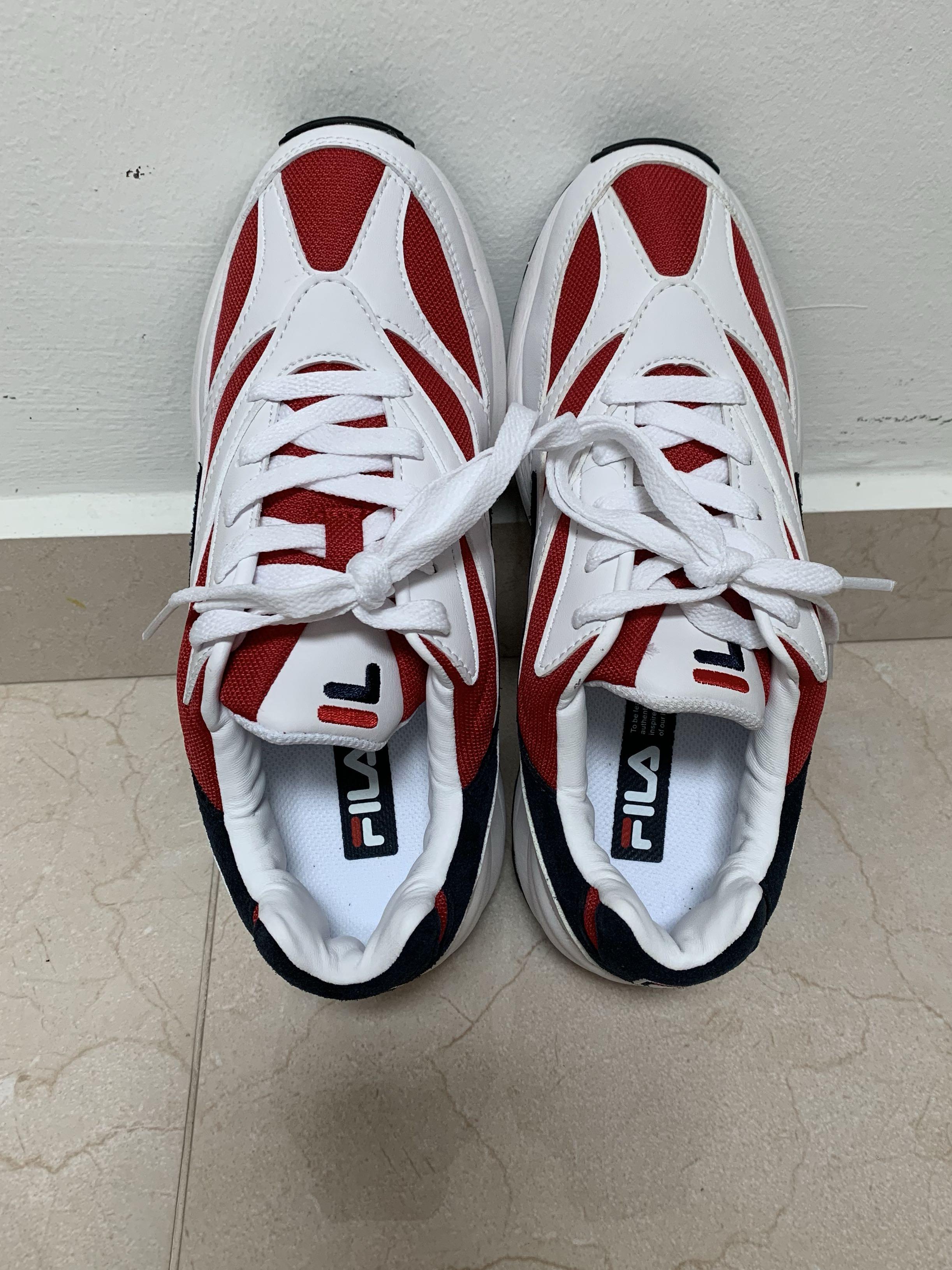 Fila venom white red clearance