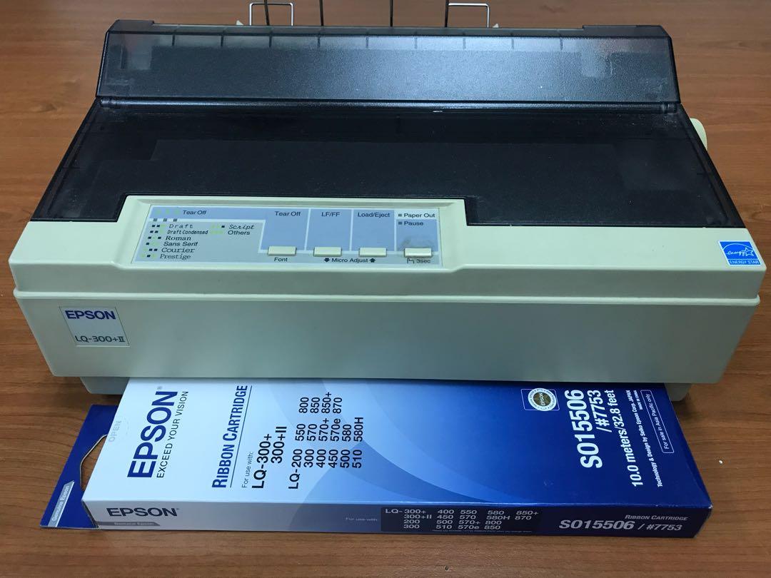 Good condition Epson Ribbon Ink Printer LQ-300+ II ...