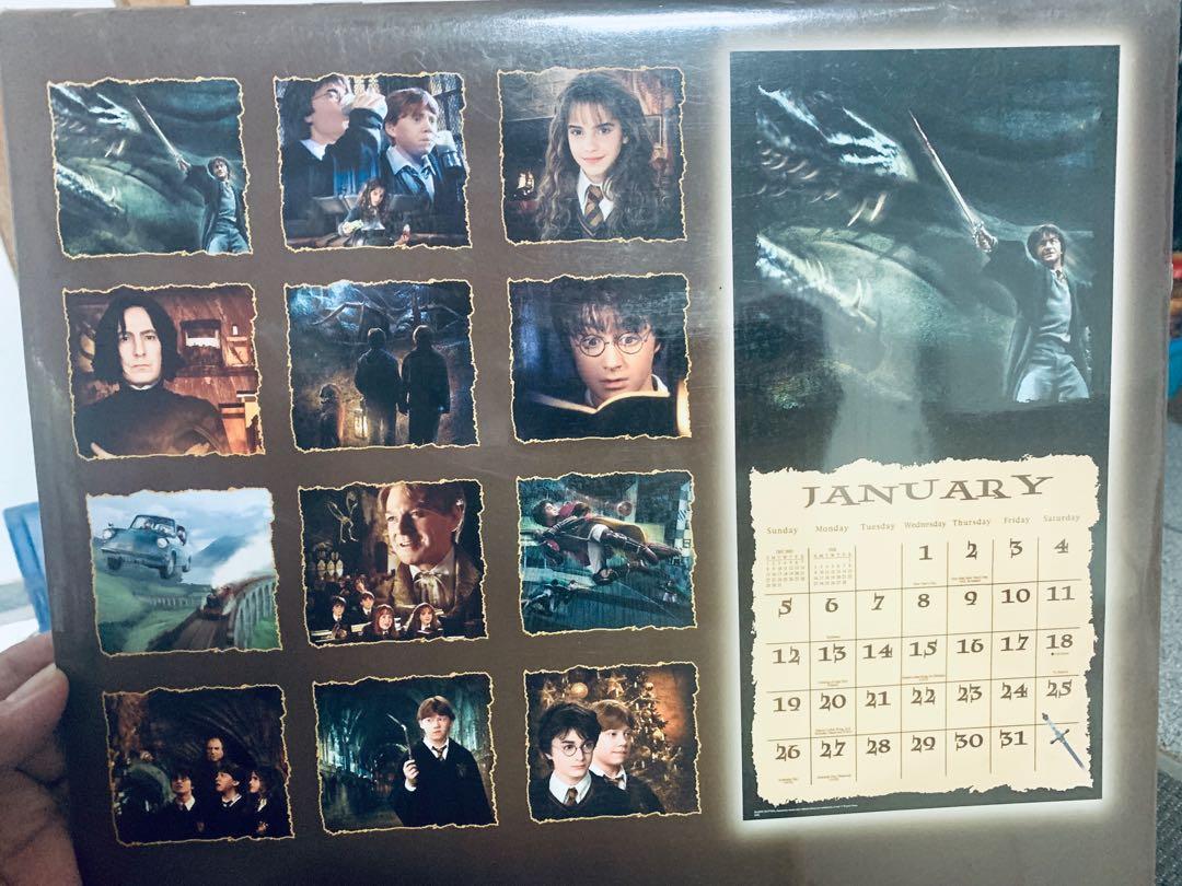 Harry Potter Calendar Hobbies Toys Memorabilia Collectibles Fan