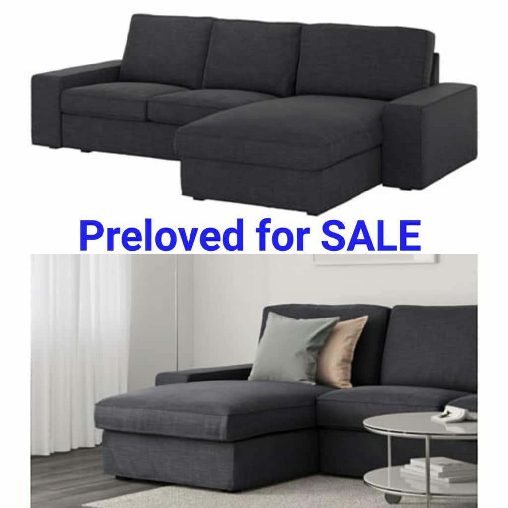 Ikea L Sofa Home Furniture Furniture On Carousell