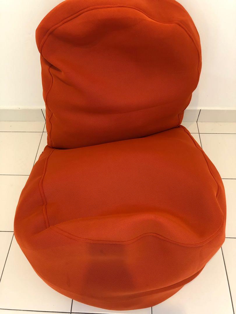 Orange bean bag ikea top