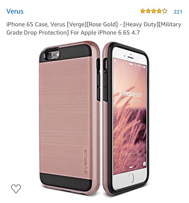 Iphone 6s Case Verus Verge Rose Gold Heavy Duty Military Grade Drop Protection For Apple Iphone 6 6s 4 7 Mobile Phones Tablets Mobile Tablet Accessories Cases Sleeves On Carousell