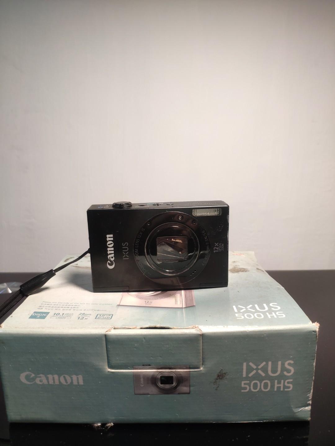 kamera pocket canon ixus 500 hs