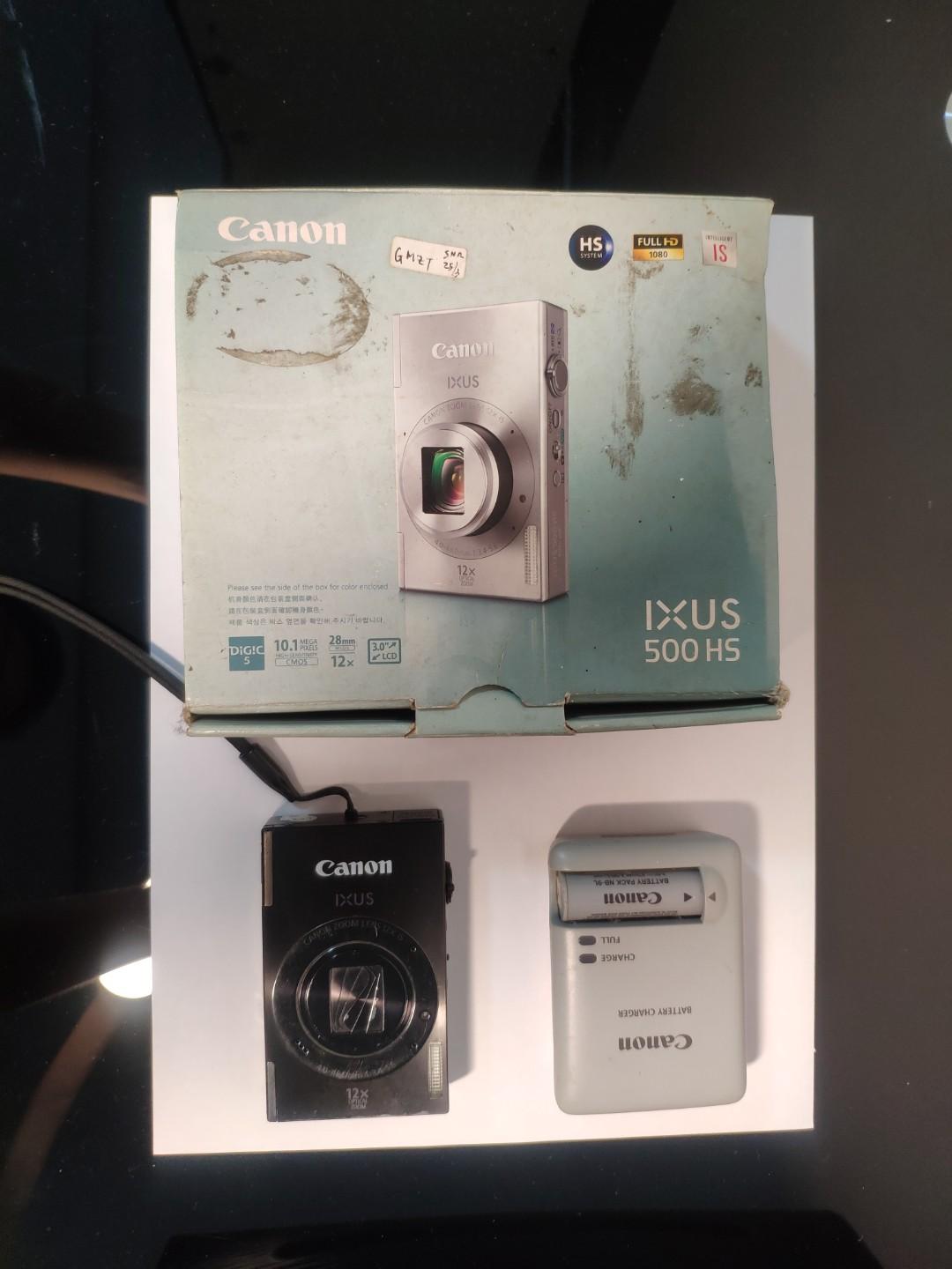 kamera pocket canon ixus 500 hs