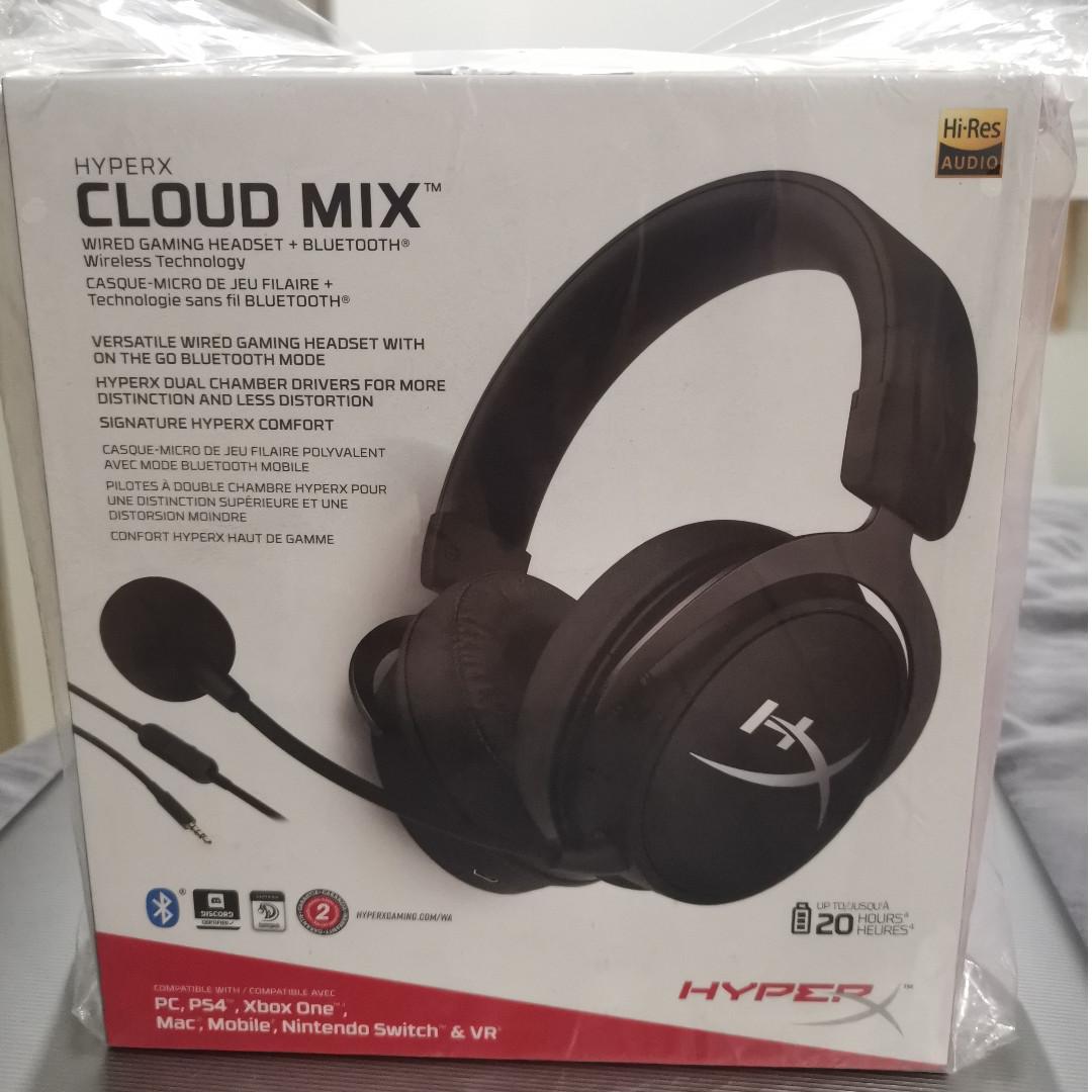 Kingston HyperX Cloud Mix Gaming Headset Wired Bluetooth