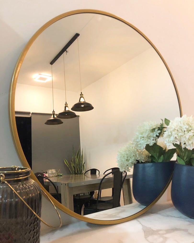 Big round mirror hot sale