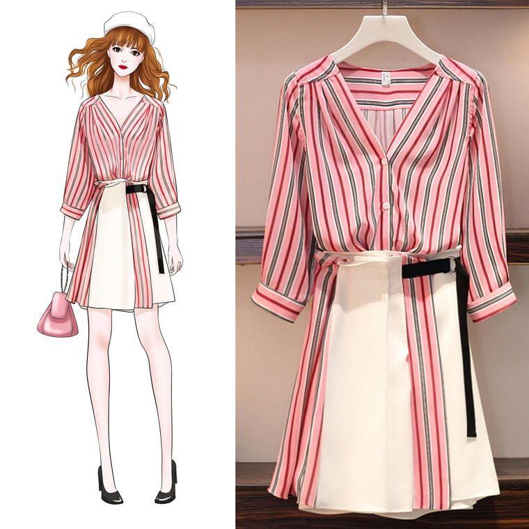 Large Size Women S Clothes 2019 Spring And Summer New Fat Mm