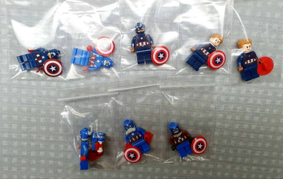 Lego Captain America Minifigures 
