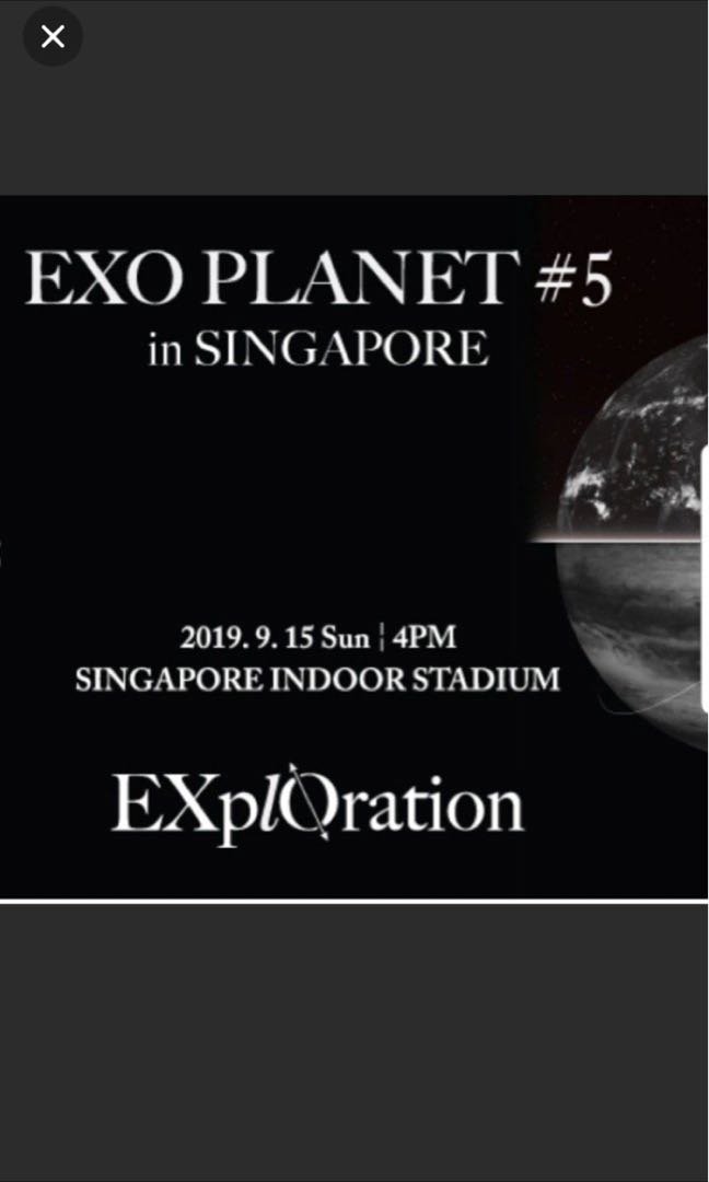 LF EXO Concert tickets, Tickets & Vouchers, Event Tickets on Carousell