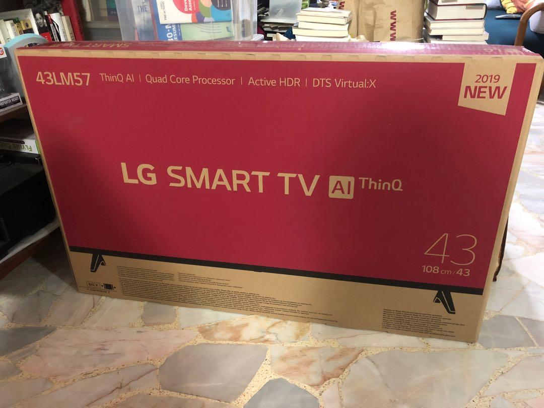 Lg 43 Smart Tv 43lm57 New Home Appliances Tvs Entertainment Systems On Carousell