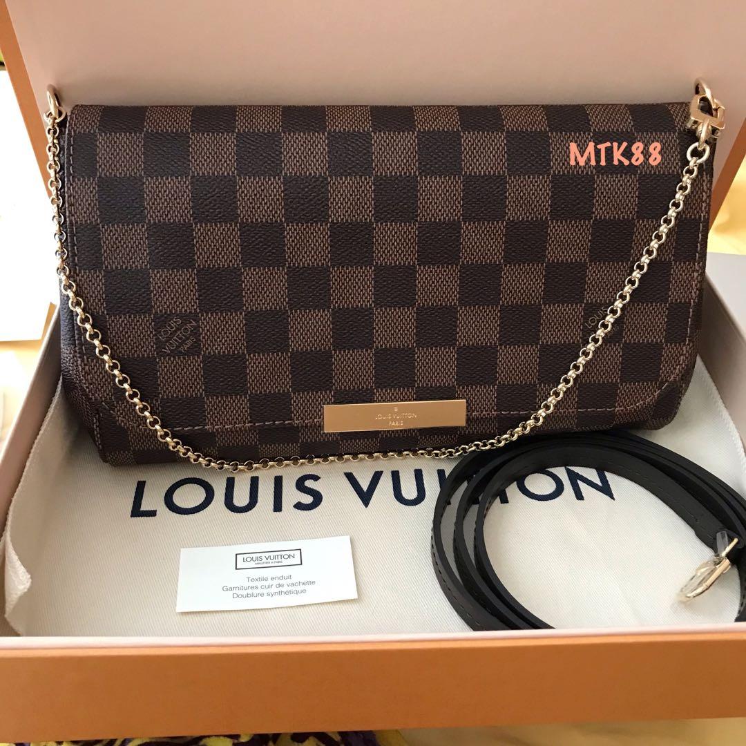 LV Favourite MM, Luxury, Bags & Wallets on Carousell