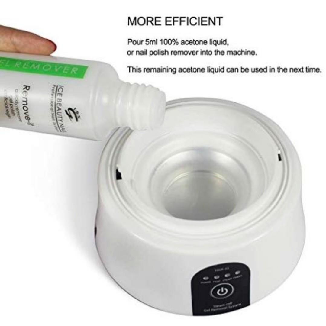 (M201) Upgraded Steam Gel Nail Remover Machine, Acrylic Nail Steamer