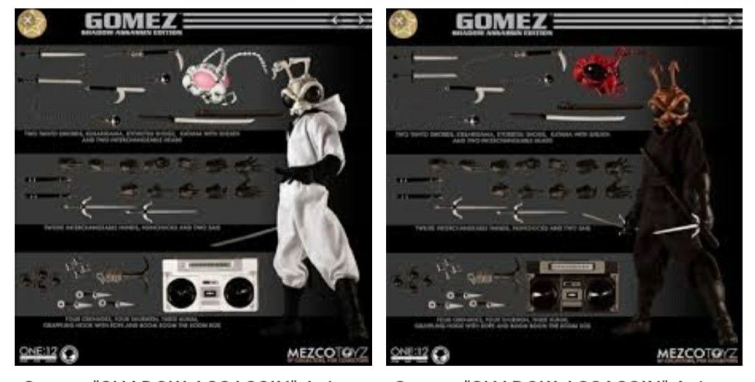 Mezco One 12 Shadow Assassin Gomez Mezco x Asia Goal