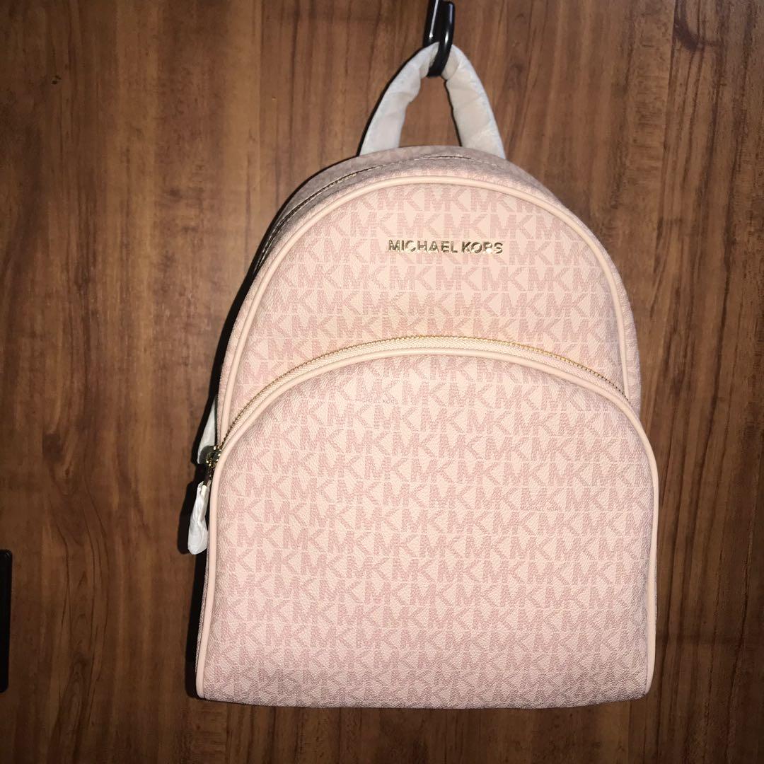 michael kors blush backpack
