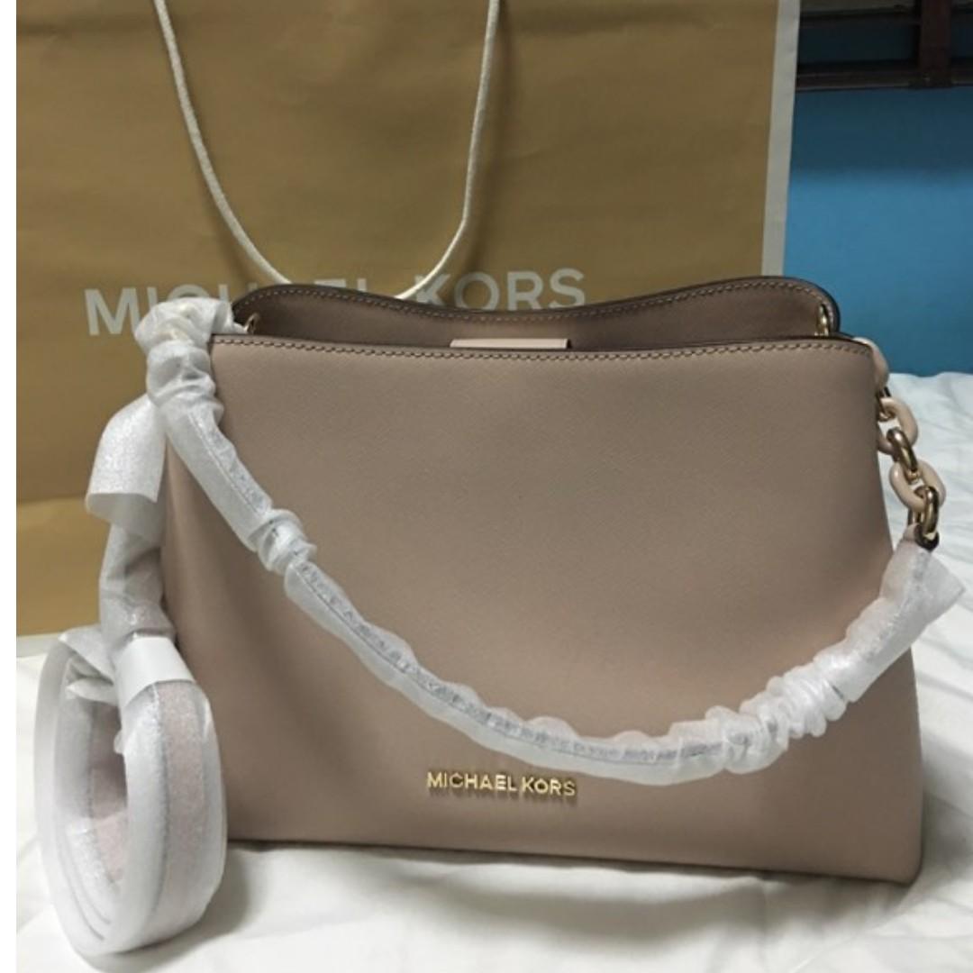 sofia small saffiano leather satchel